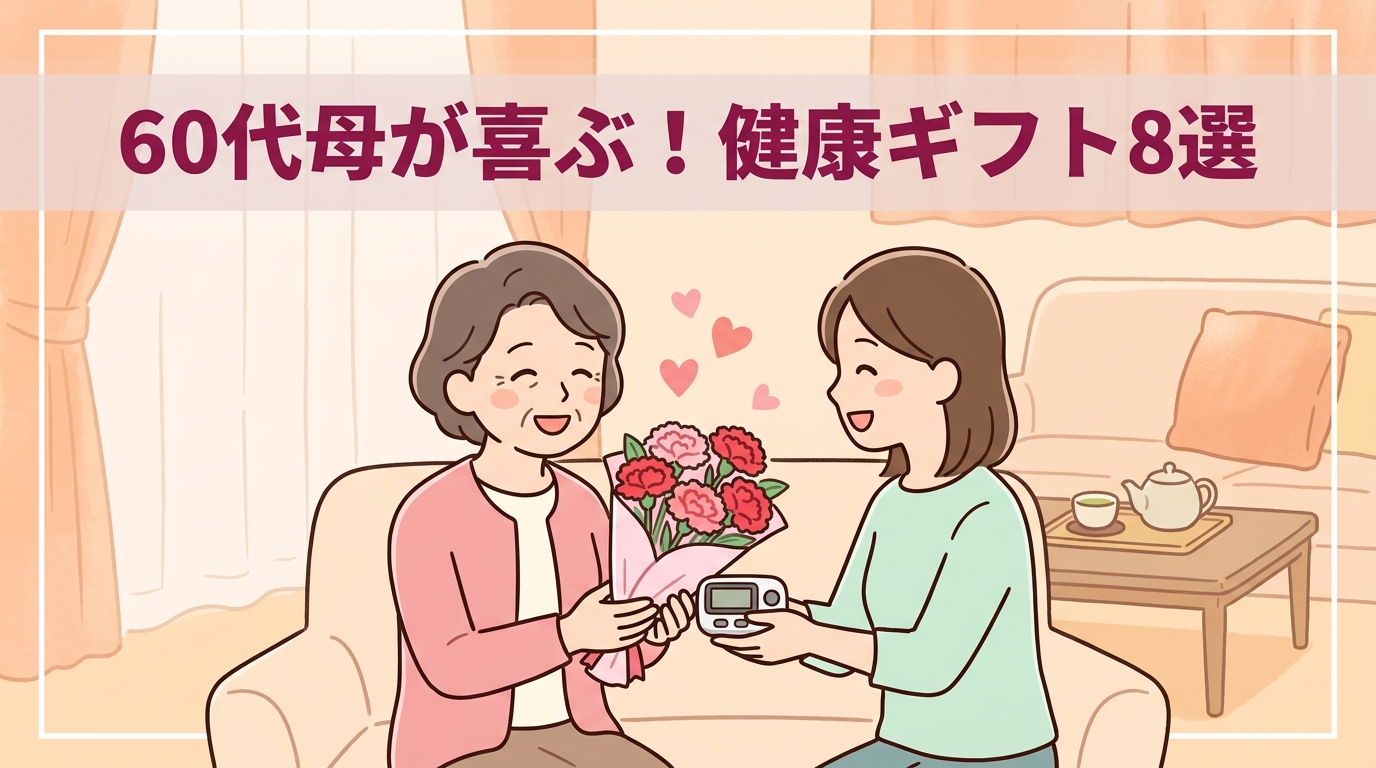 母の日の健康プレゼント60代向け8選