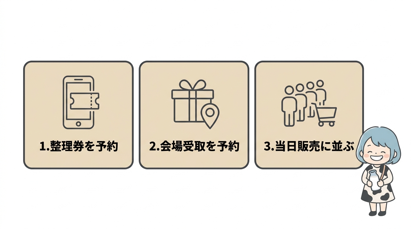 ライブ会場でM!LKグッズを入手する手順3つ