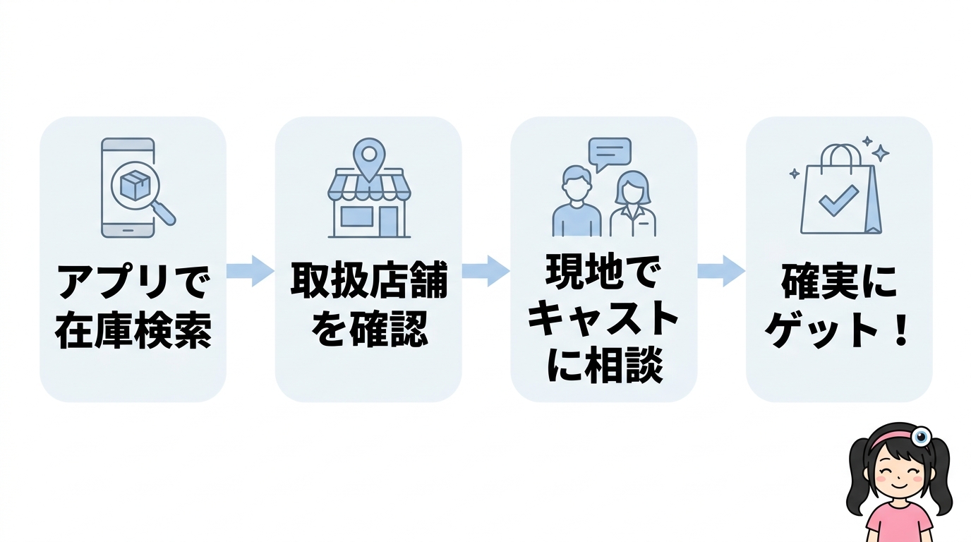 確実に手に入れるための在庫確認術