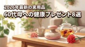 【2026最新】母の日に贈る60代向け健康プレゼント！実用的なおすすめ8選