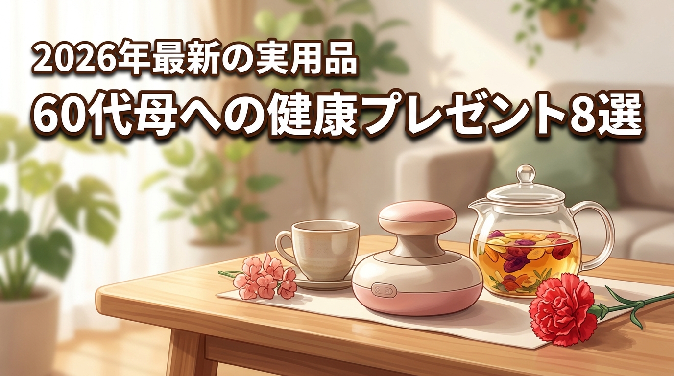 【2026最新】母の日に贈る60代向け健康プレゼント！実用的なおすすめ8選